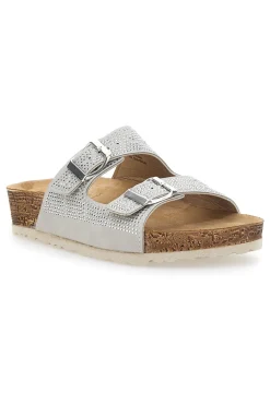 Ciabatte Bianche Con Strass 37 Nm-INBLU Outlet