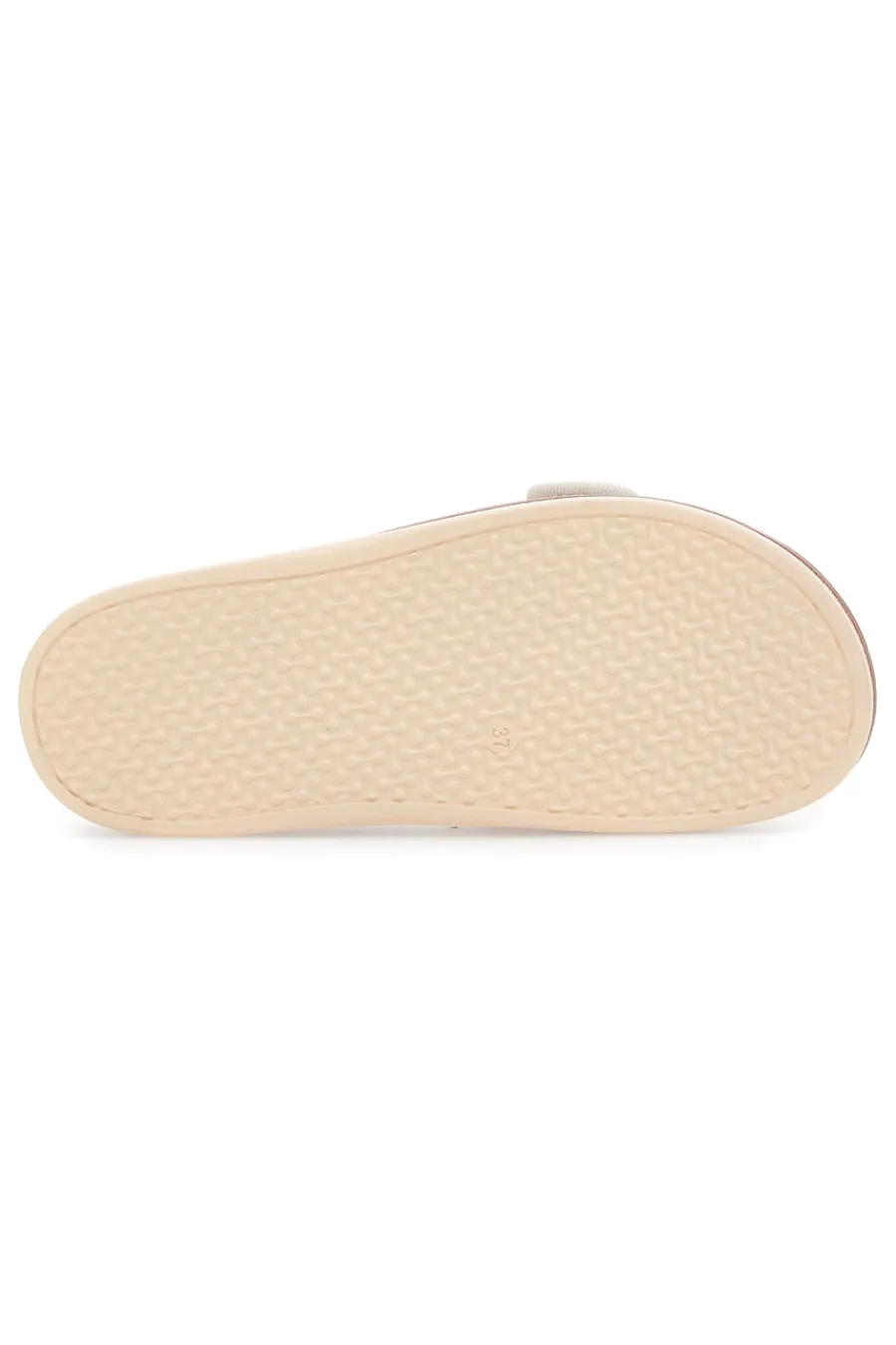 Ciabatte bianche intrecciate con maxi fibbia L251077-TALEMI Discount