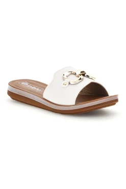 Ciabatte Bianco Morsetto Metallizzato 20 ZO-INBLU Best
