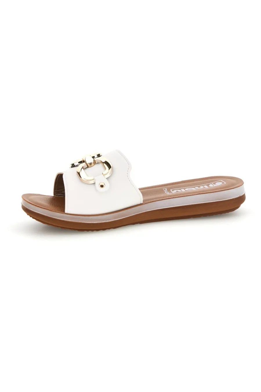Ciabatte Bianco Morsetto Metallizzato 20 ZO-INBLU Best