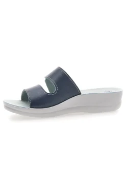 Ciabatte blu con doppia fascia regolabile e plantare anatomico 63VR-INBLU New