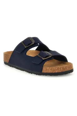 Ciabatte blu con doppia fibbia 201-BIO UP Sale