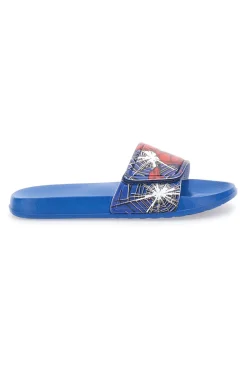 Ciabatte Blu con Fascia Regolabile in Velcro SPIDERMAN R1310446S