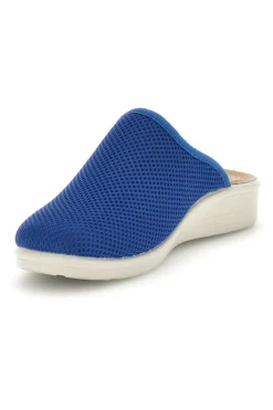 Ciabatte blu con sottopiede in vera pelle antiscivolo 90830368FE-FLY FLOT Clearance