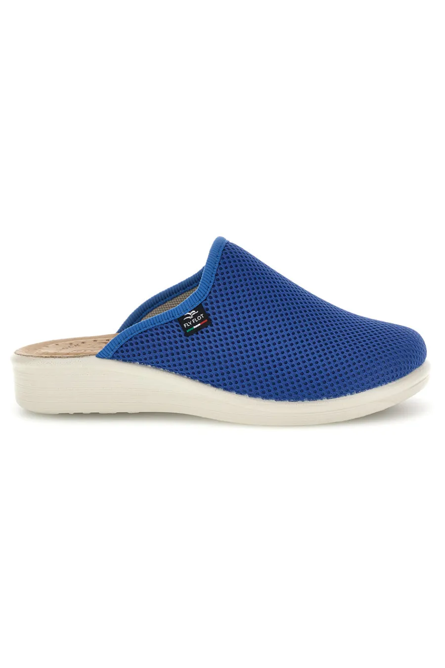 Ciabatte blu con sottopiede in vera pelle antiscivolo 90830368FE-FLY FLOT Clearance