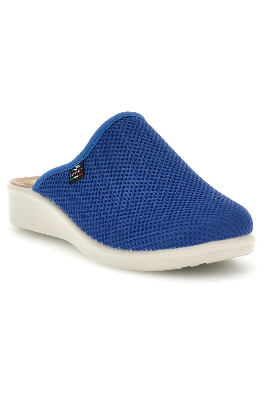 Ciabatte blu con sottopiede in vera pelle antiscivolo 90830368FE-FLY FLOT Clearance