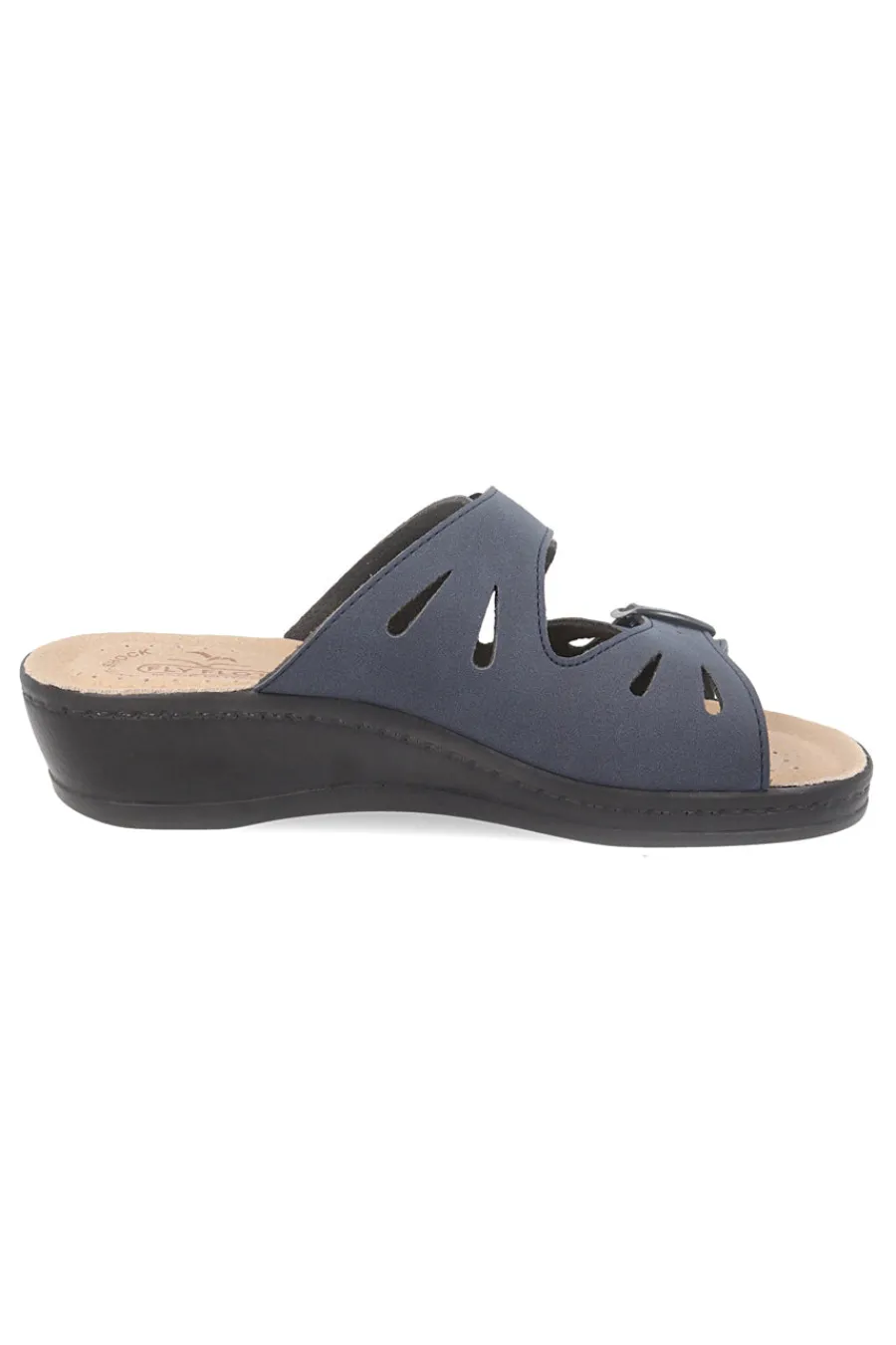 Ciabatte blu con sottopiede in vera pelle antiscivolo 90160008CE-FLY FLOT Discount