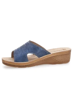 Ciabatte Blu Con Strass 02 Pv-INBLU Sale