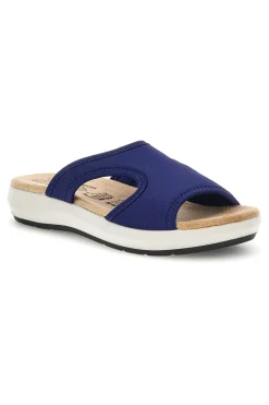 Ciabatte blu con suola antiscivolo e soletta comfort very soft 10-BIO UP Outlet