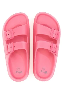 Ciabatte Chunky Fuxia Con Doppia Fascia 11-WOZ Discount