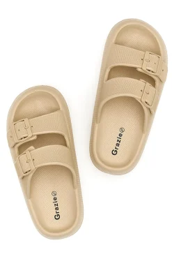 Ciabatte Chunky 9541 Beige-GRAZIE Outlet