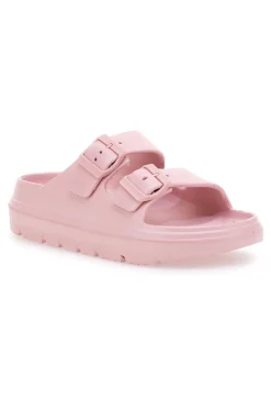 Ciabatte Chunky Rosa Con Doppia Fascia 12-WOZ Outlet