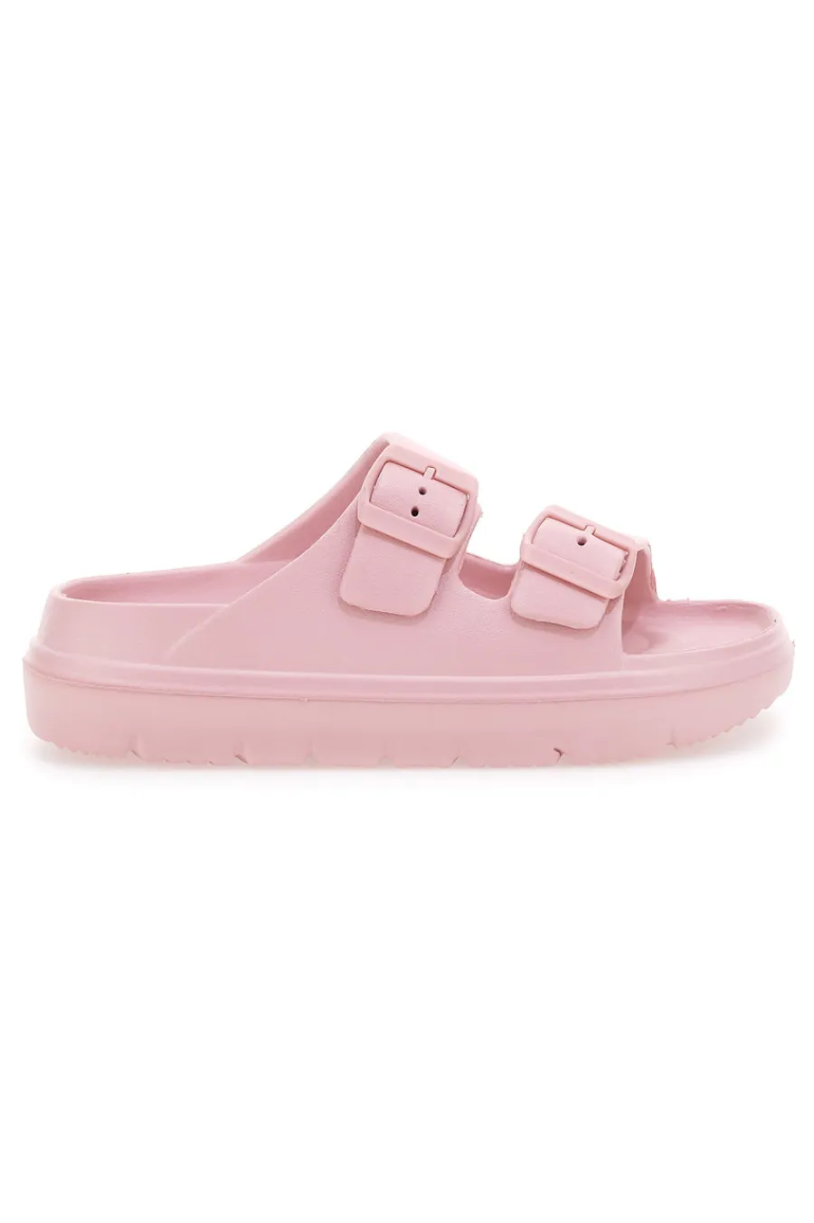 Ciabatte Chunky Rosa Con Doppia Fascia 12-WOZ Outlet