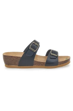 Ciabatte con Fibbia Nere 22713-BIO UP Discount