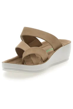 Ciabatte con Infradito Taupe J532334-ECO BIO Outlet
