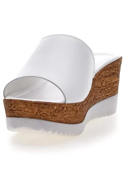 Ciabatte con Zeppa Bianche Love 2800-PITTARELLO Outlet
