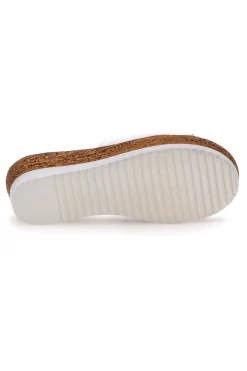 Ciabatte con Zeppa Bianche Love 2800-PITTARELLO Outlet