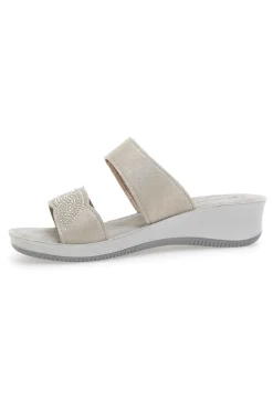 Ciabatte con Zeppa 4 Se Grigio-INBLU Discount