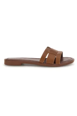 Ciabatte cuoio con fasce intrecciate TIMA641-PITTARELLO SUN Hot