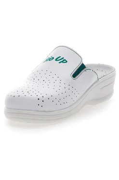 Ciabatte da Lavoro Bianche in Pelle 329-BIO UP Hot