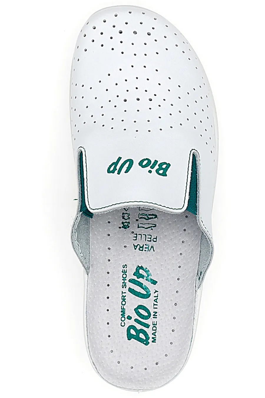 Ciabatte da Lavoro Bianche in Pelle 329-BIO UP Hot