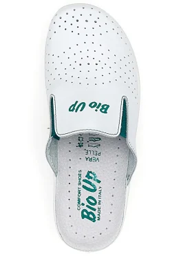 Ciabatte da Lavoro Bianche in Pelle 329-BIO UP Best