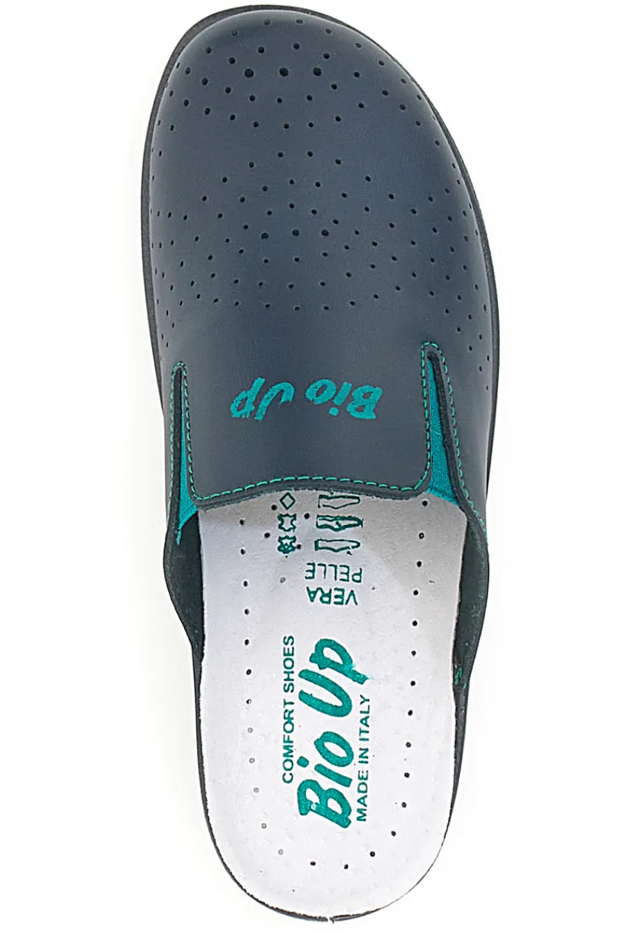 Ciabatte da Lavoro Blu in Pelle 329-BIO UP