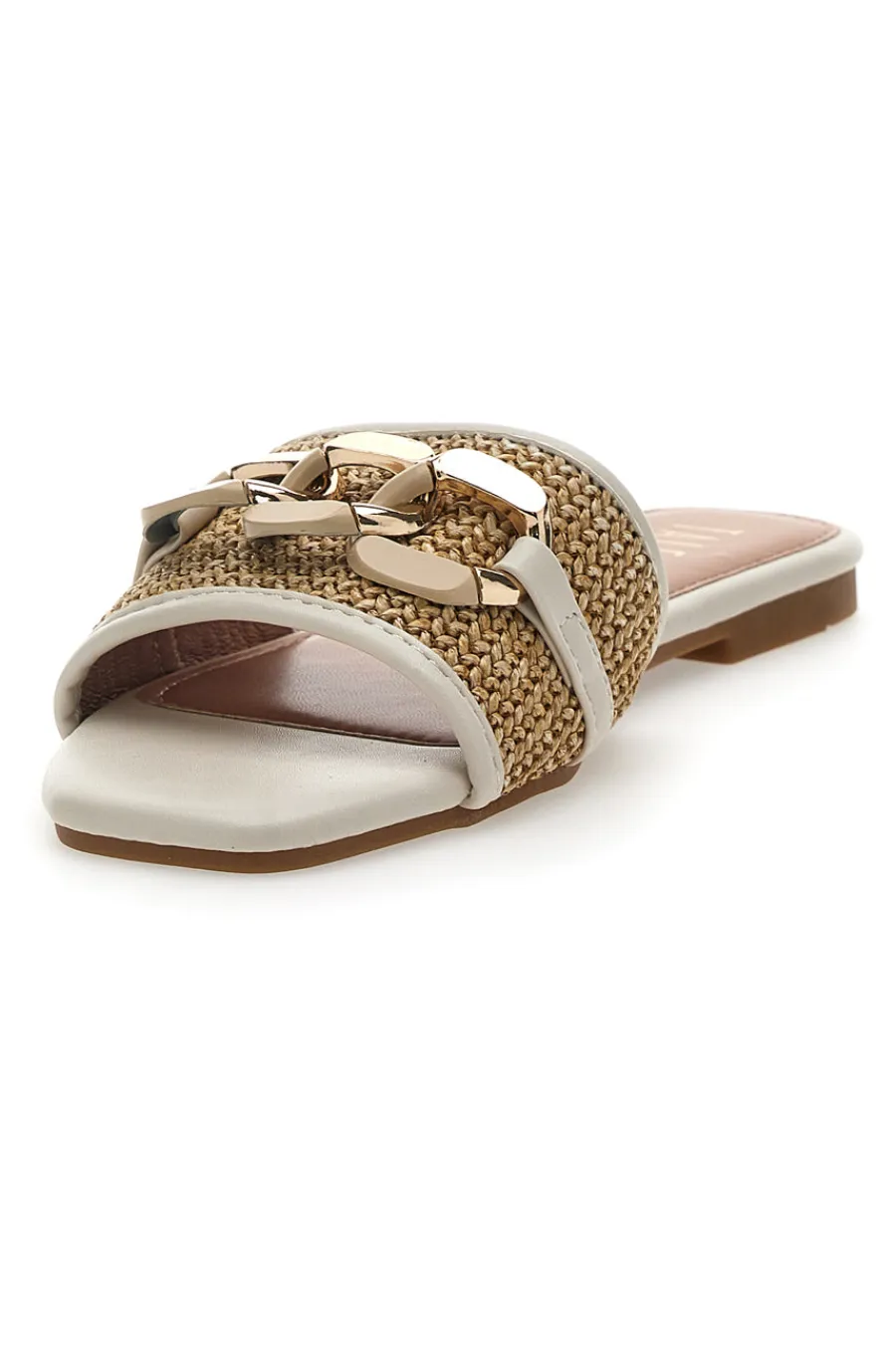 Ciabatte Flat Bianche 10181-TALEMI Online