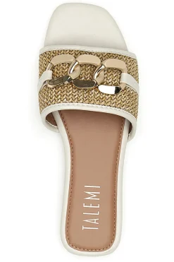Ciabatte Flat Bianche 10181-TALEMI Online