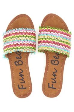 Ciabatte Flat colore 470-FUN BEACH Hot