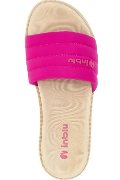 Ciabatte fucsia con fascia imbottita e Dual Density 3SF-INBLU
