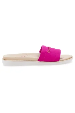 Ciabatte fucsia con fascia imbottita e Dual Density 3SF-INBLU