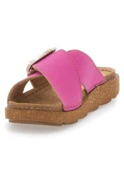 Ciabatte Fuxia Con Fasce Incrociate e Fibbia Regolabile 15 ED-INBLU