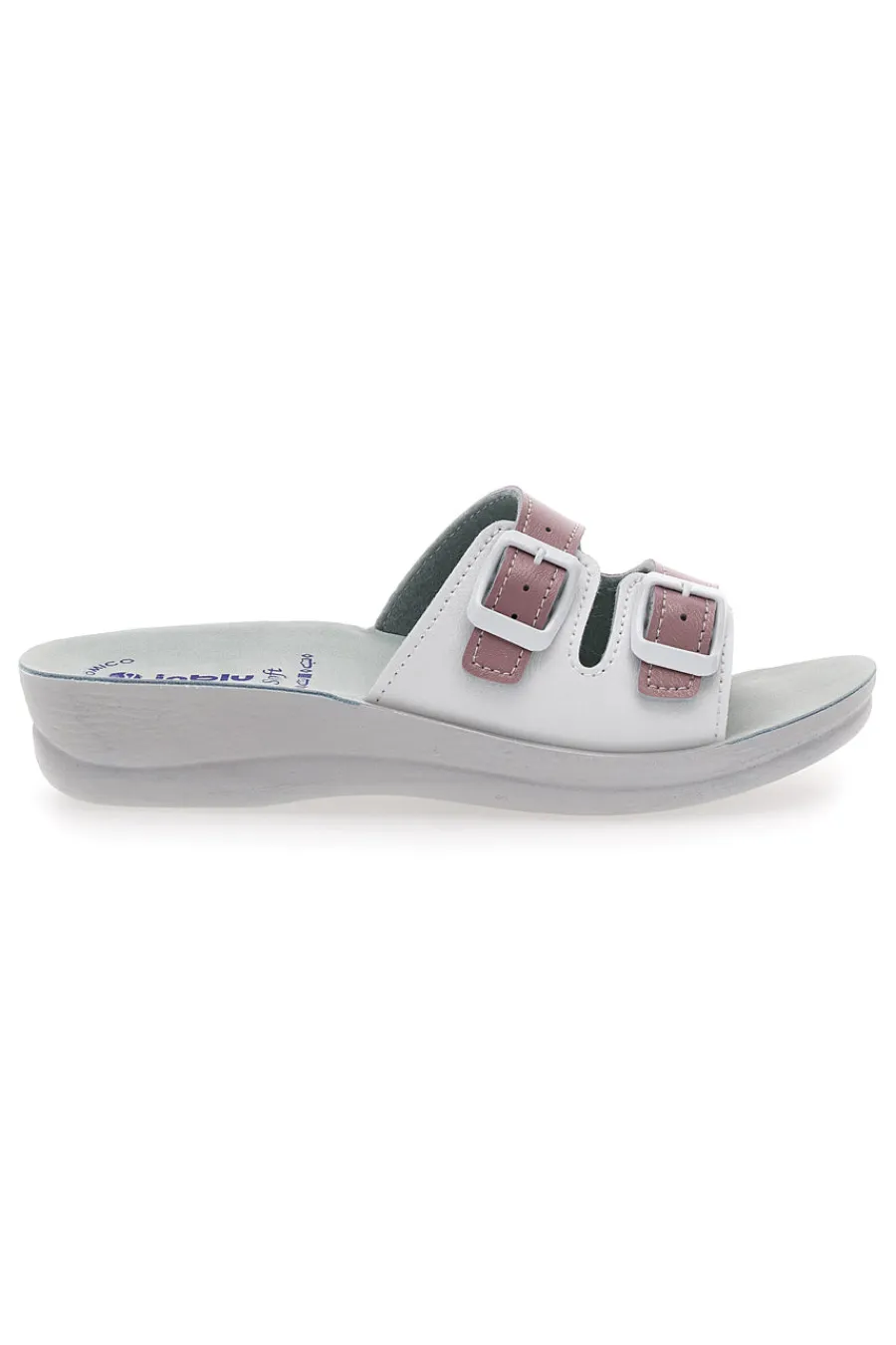 Ciabatte e Bianche con Sottopiede in Pelle ' 62 VR-INBLU Discount