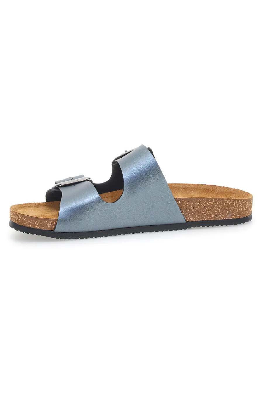 Ciabatte Grigie con Doppia Fibbia Made in Italy 335A20630SR-PITTARELLO TIERRA Discount