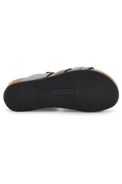 Ciabatte grigio sottopiede in vera pelle 293A410SR-PITTARELLO ECO