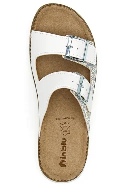 Ciabatte 33 CN Bianche-INBLU Outlet