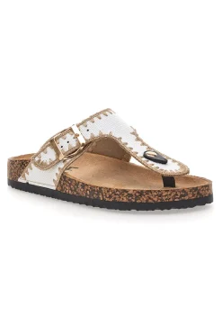 Ciabatte infradito bianche con cuciture a contrasto ME & ME 14206-ME u0026 ME New
