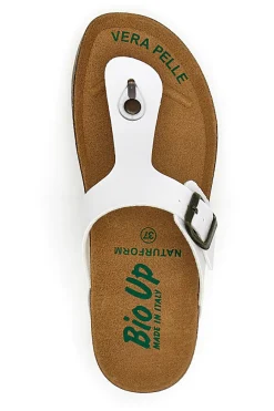 Ciabatte Infradito 22701 Bianche-BIO UP Outlet