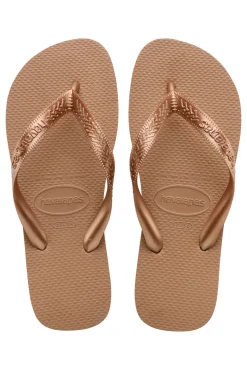 Ciabatte Infradito in Gomma Bronzo Top Tiras FC-HAVAIANAS Online