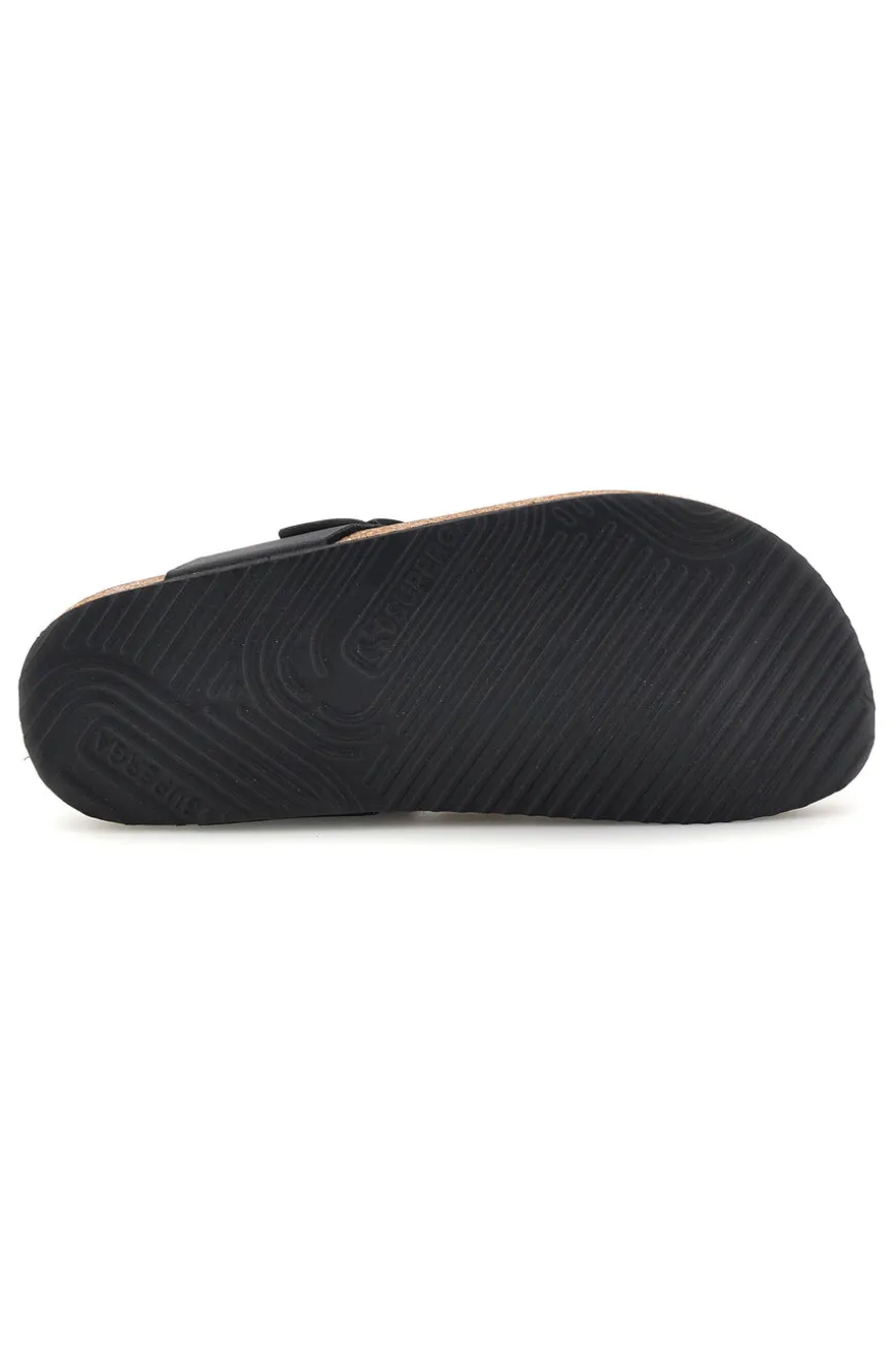 Ciabatte Infradito Nere con Fibbia Superga S31Y285