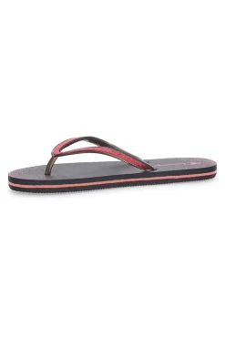 Ciabatte Infradito nere con glitter e logo 11825-CHAMPION Outlet