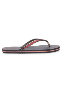 Ciabatte Infradito nere con glitter e logo 11825-CHAMPION Outlet