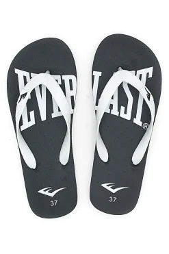 Ciabatte Infradito nere con logo a contrasto EV011-EVERLAST Online