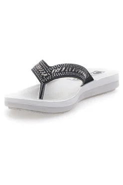 Ciabatte Infradito Nere e Bianche 01 ZO-INBLU New