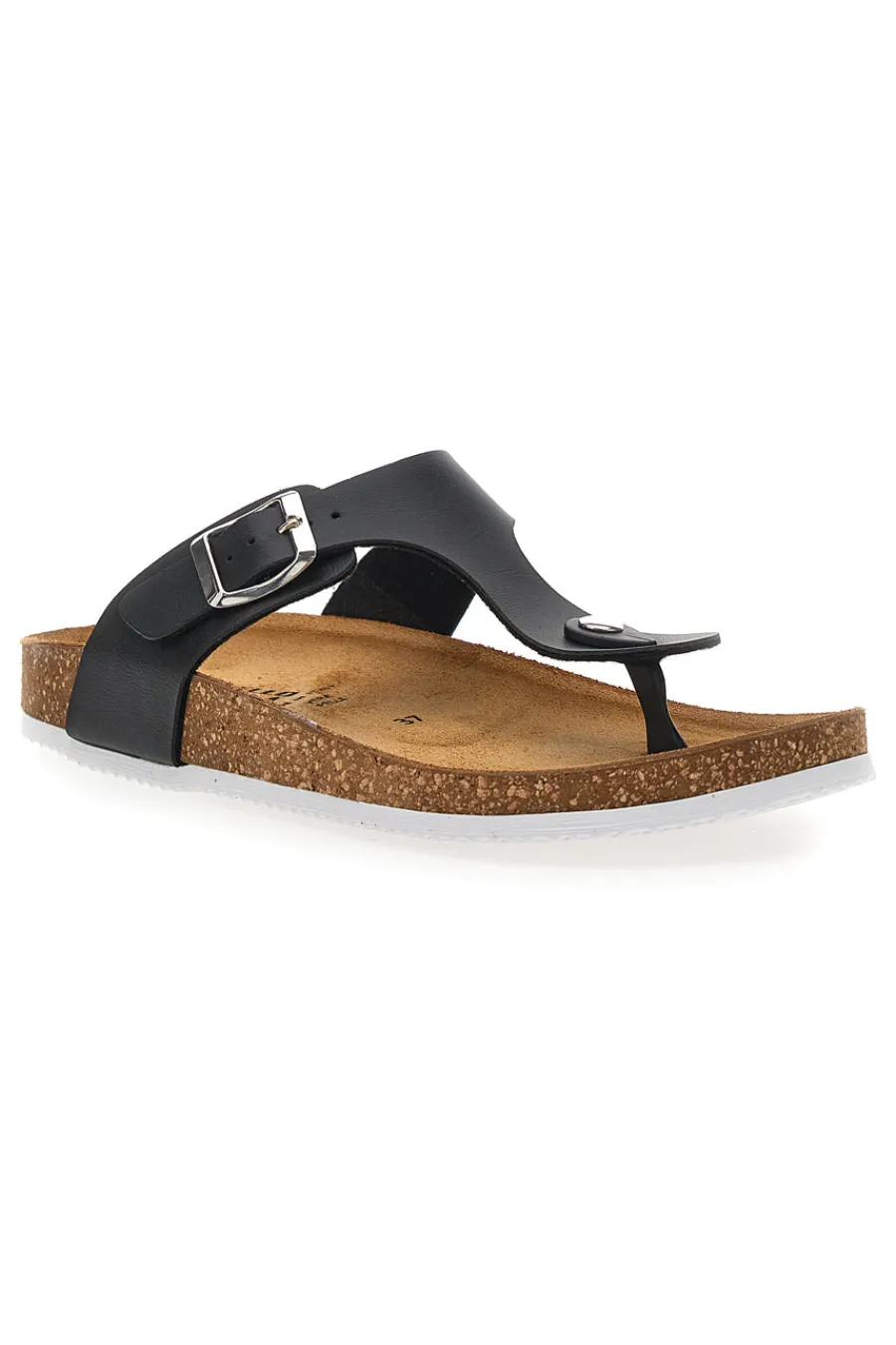 Ciabatte Infradito Nere in Vera Pelle Made in Italy 335A2177SR-PITTARELLO TIERRA Outlet