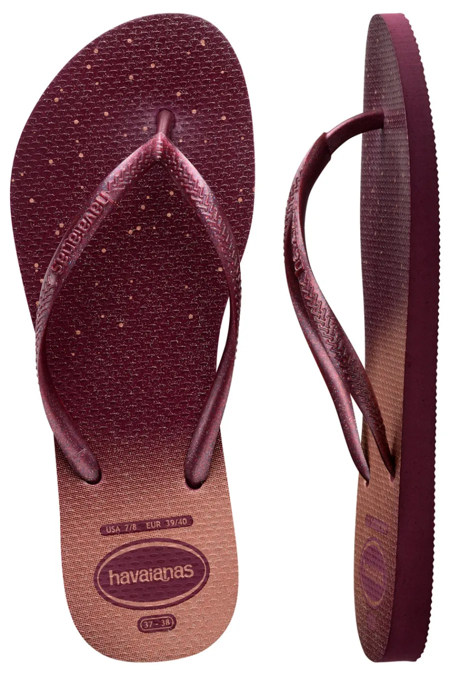 Ciabatte Infradito Purple In Gomma Slim Gloss Fc-HAVAIANAS New