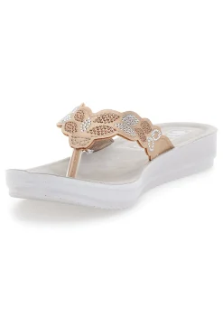 Ciabatte Infradito e Bianche con Strass 68 Bm-INBLU Hot