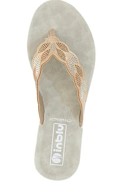 Ciabatte Infradito e Bianche con Strass 68 Bm-INBLU Hot