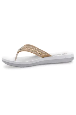 Ciabatte Infradito e Bianche con Strass 01 Zo-INBLU